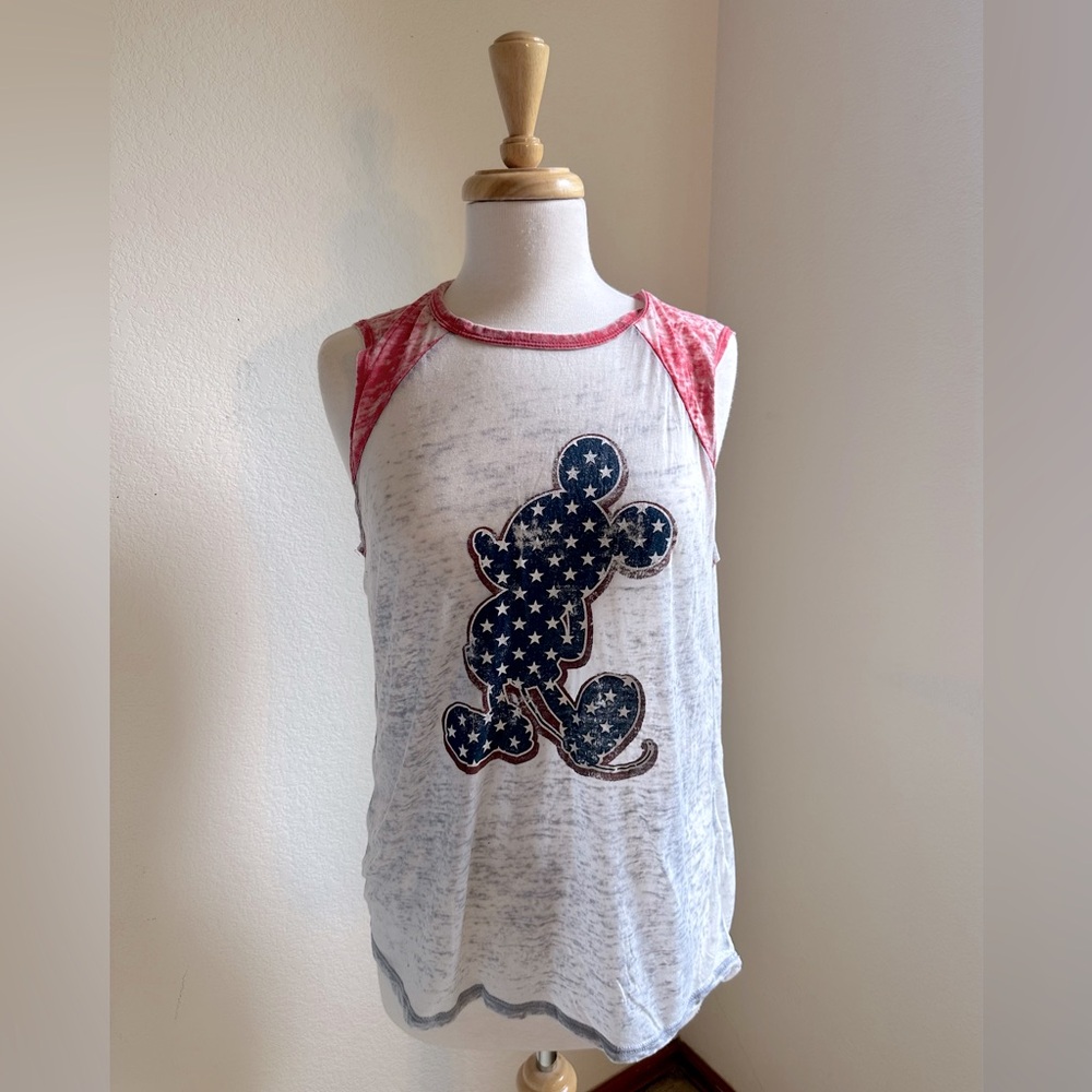 Disney Mickey Mouse burnout tank top.